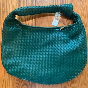 Melie Bianco Brigitte Large Satchel in Green
